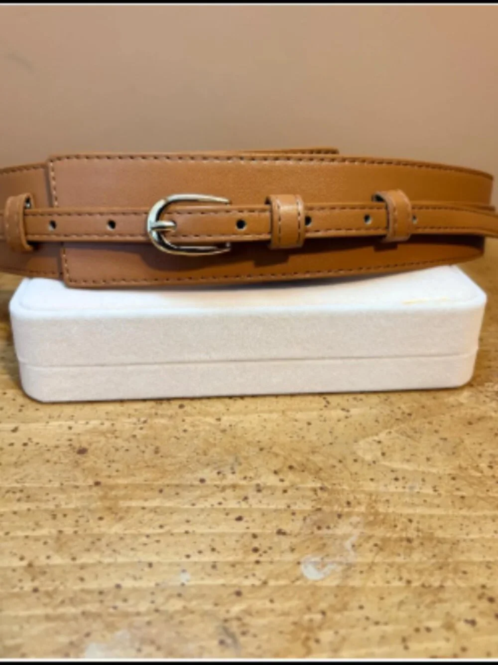 Women’s Wide Waist Belt with Slim Buckle Strap – Black, Brown or Coffee